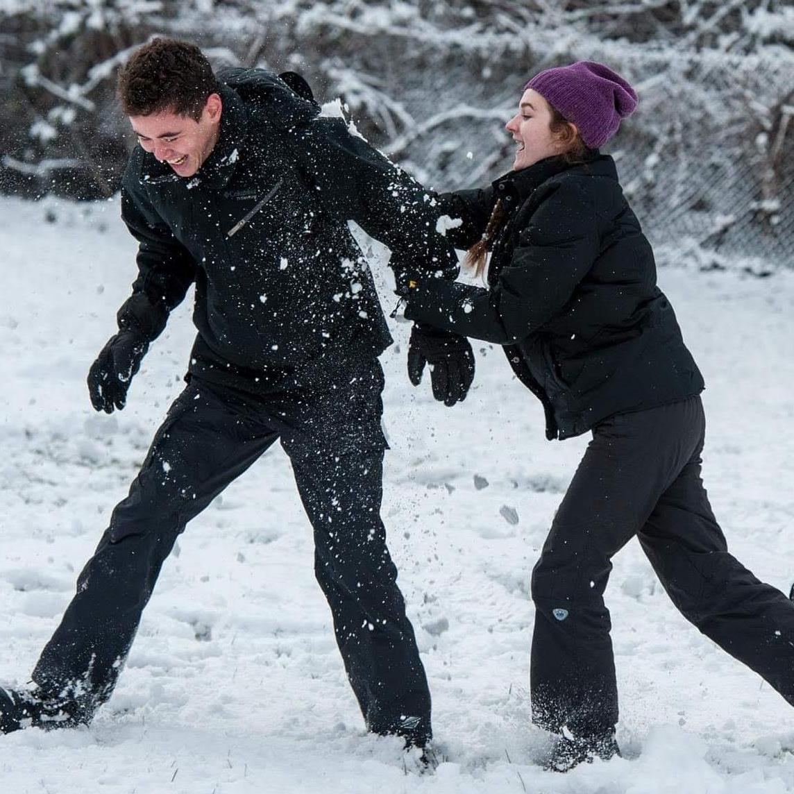 Snowball fight in 2014