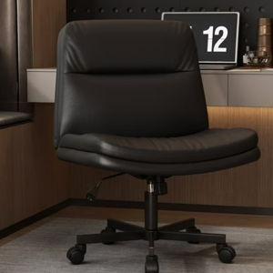 Cross Legged Office Chair - Black