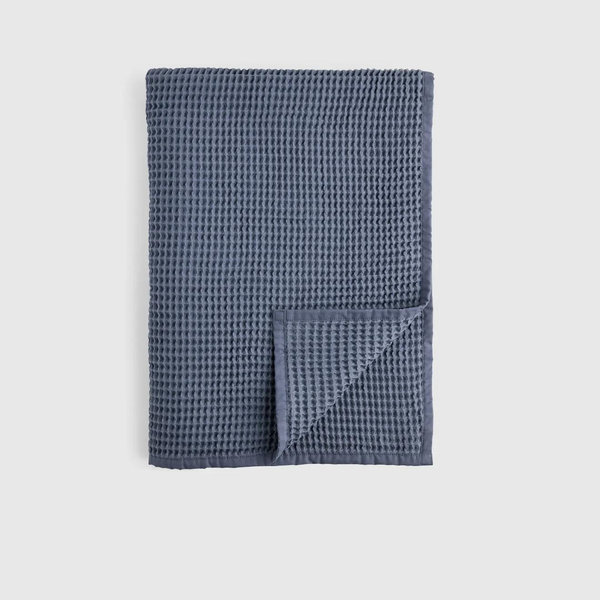 Organic Waffle Throw - Mineral
