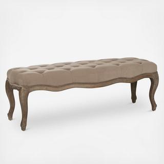 Traditional Tufted Bench