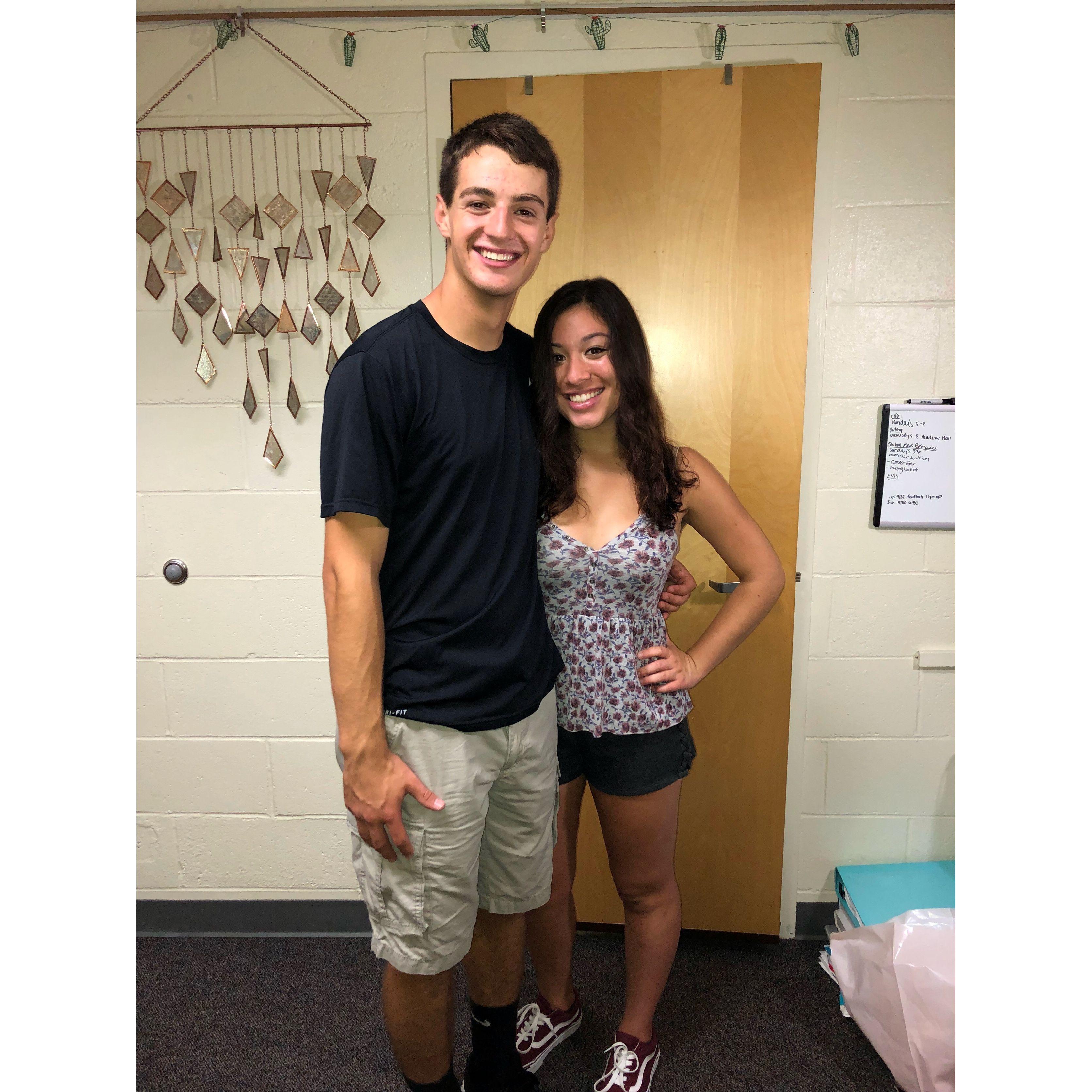 The start of freshman year at RPI! Look at us being little fetuses