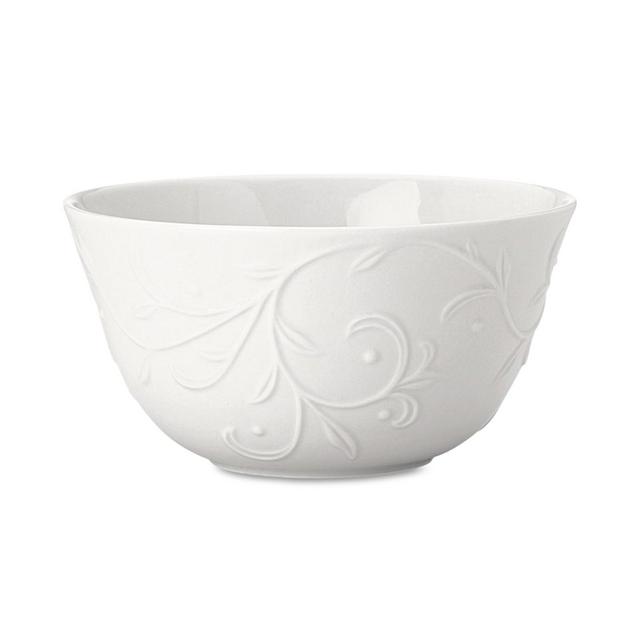 Lenox Dinnerware, Opal Innocence Carved Fruit Bowl