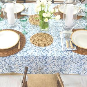 Blue Spot Tablecloth