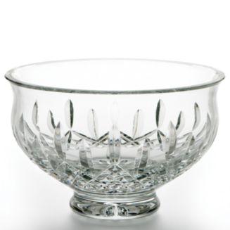Waterford Lismore Crystal Footed Bowl, 8"