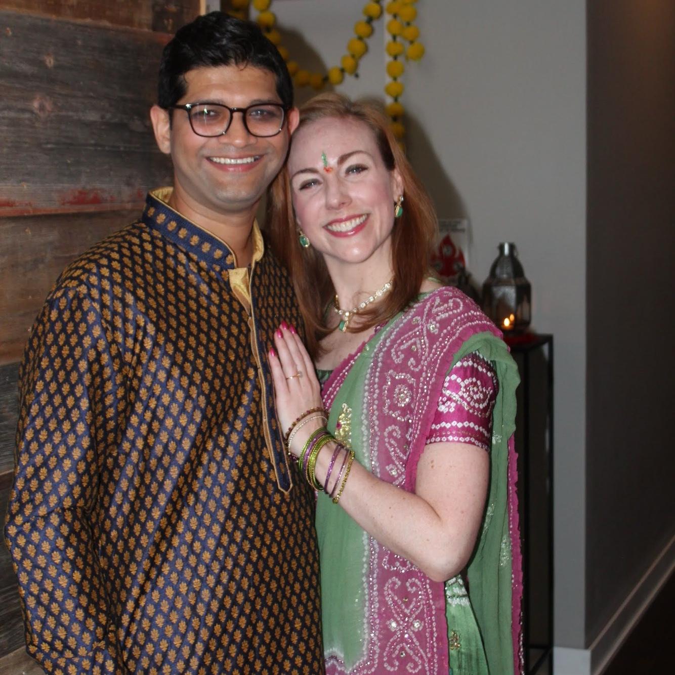 Indian house blessing in July 2025, Bucktown.