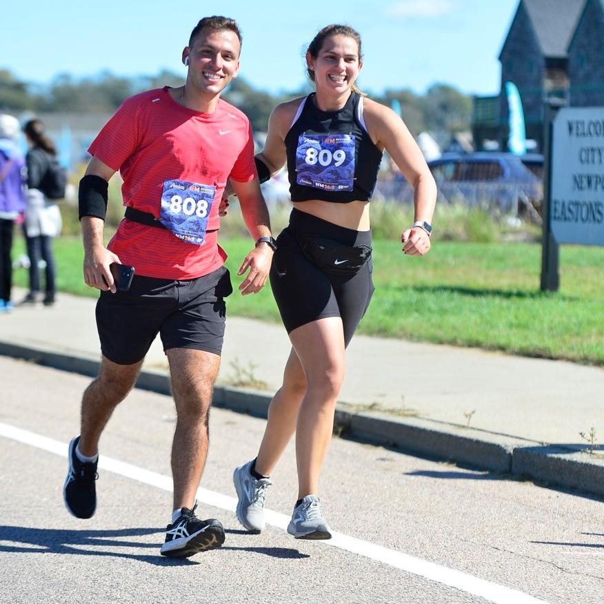 Completing our first marathon together!