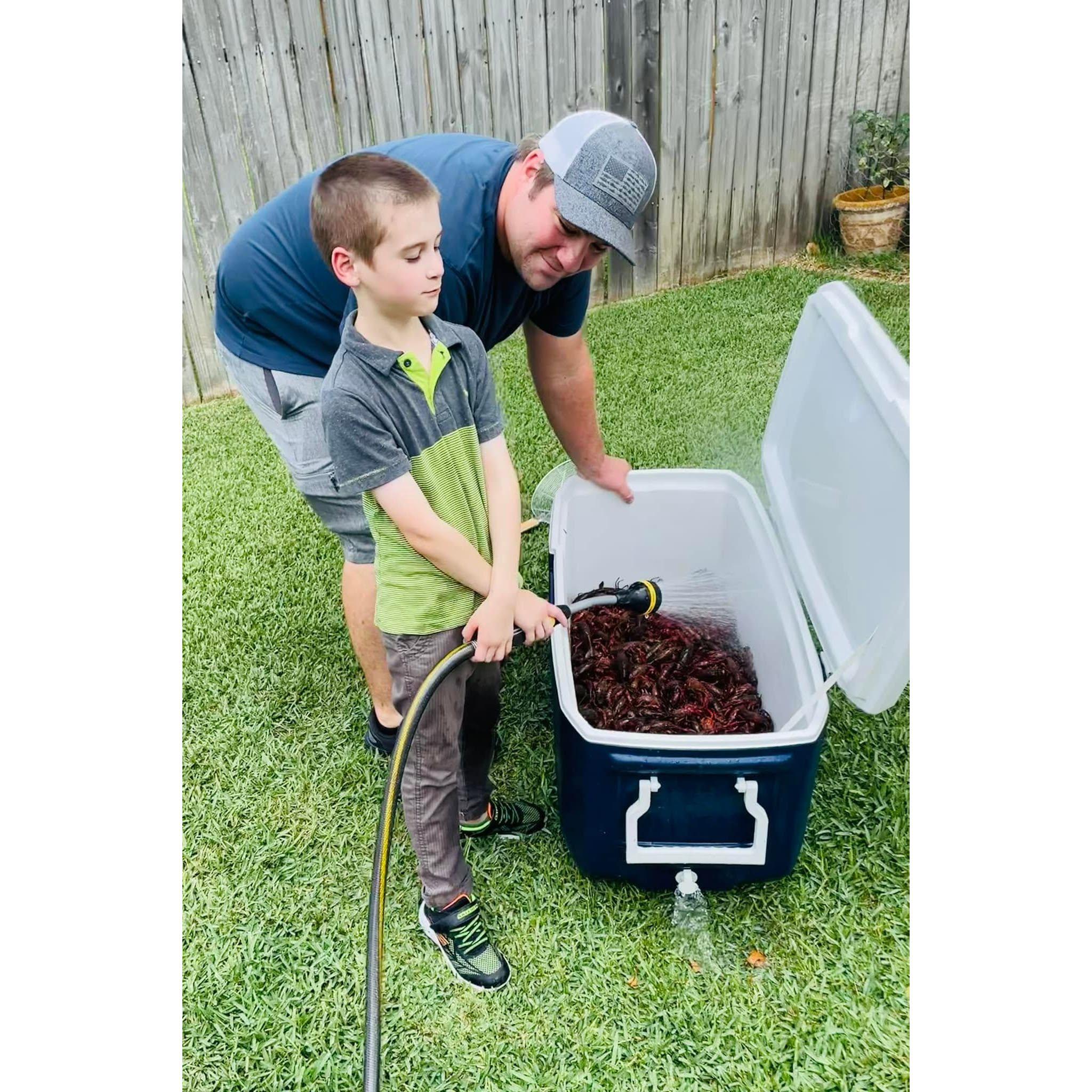 And he continues to show these boys experiences they've never had all the time.