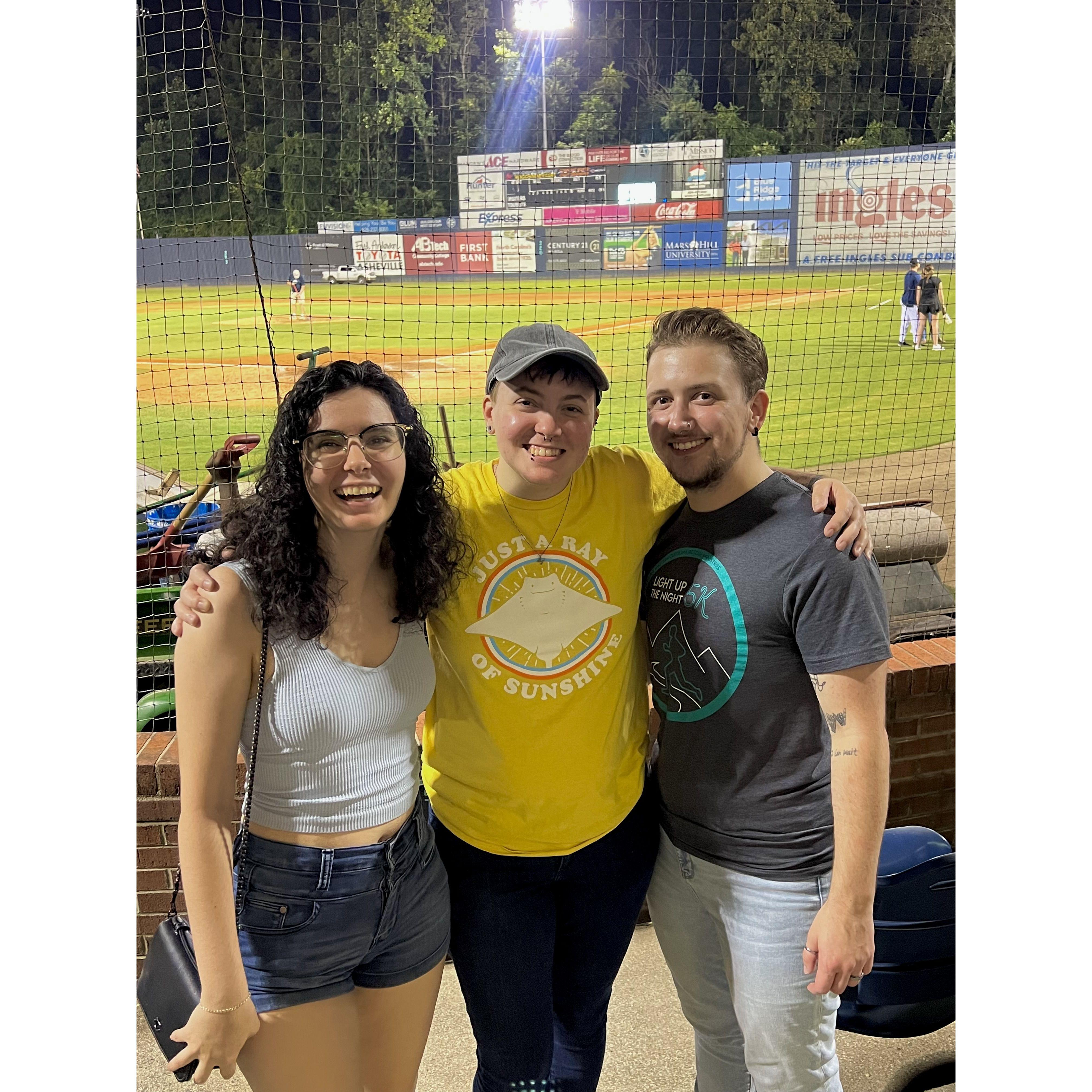 Asheville Tourists baseball game