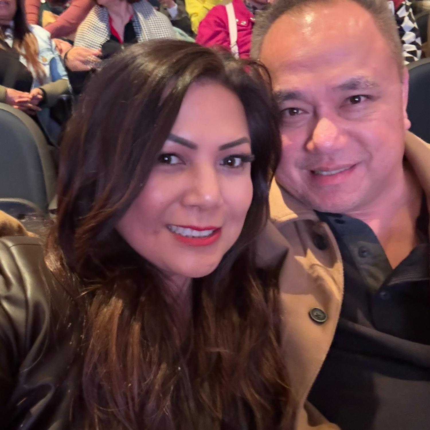 Selfie. This was taken at the Jets concert.  The Jets were fabulous !