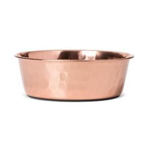 Hammered Copper Pet Bowl