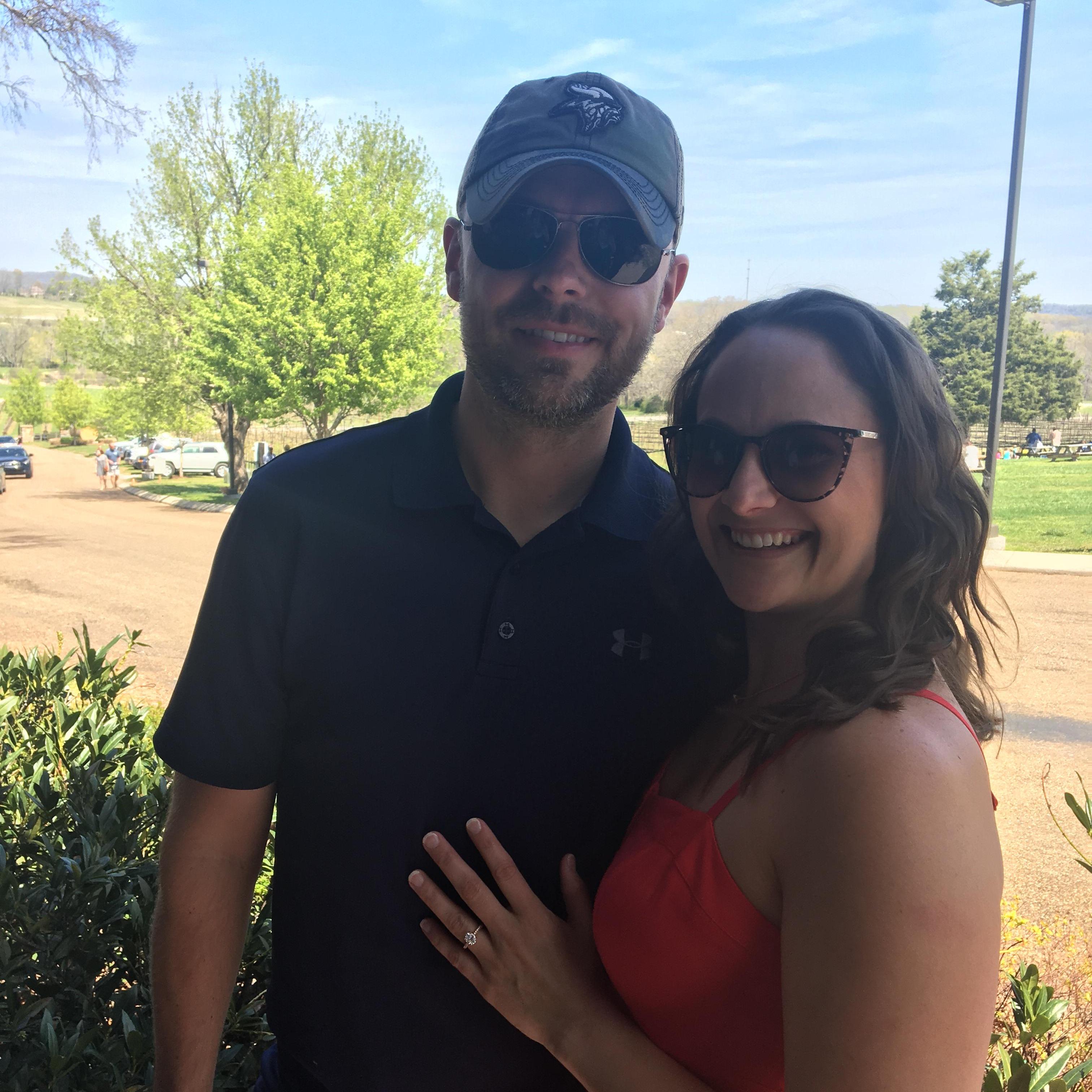 At our engagement party in Tennessee
