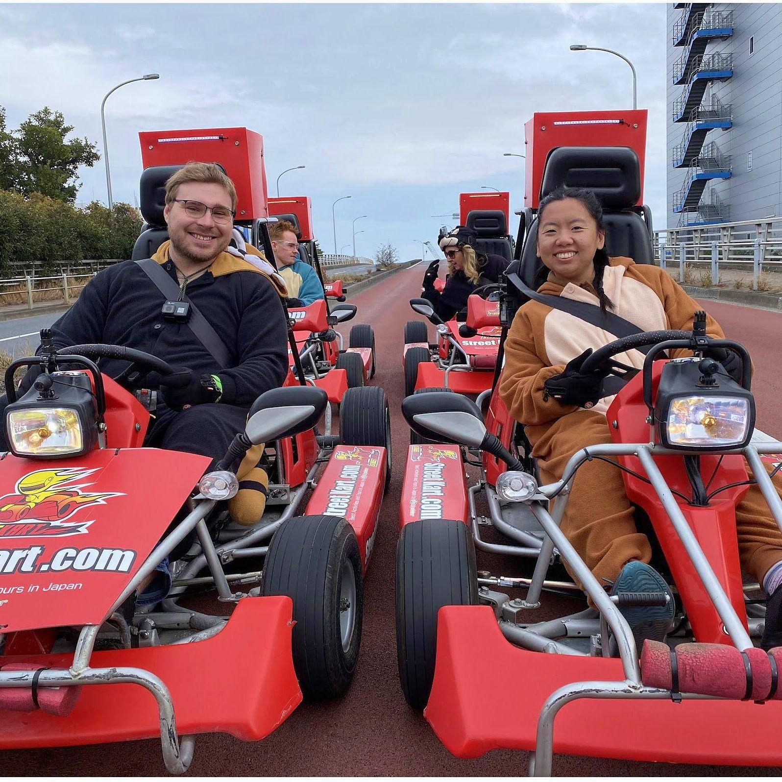 Go-karting around the streets of Tokyo, Japan- January 2024