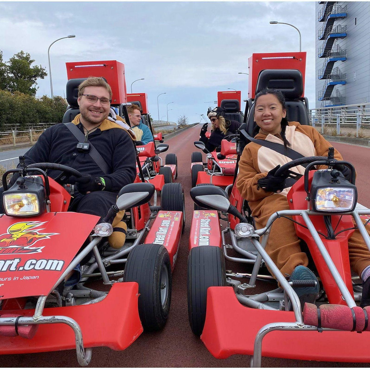 Go-karting around the streets of Tokyo, Japan- January 2024