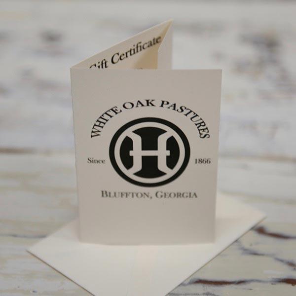 White Oak Pastures Gift Card