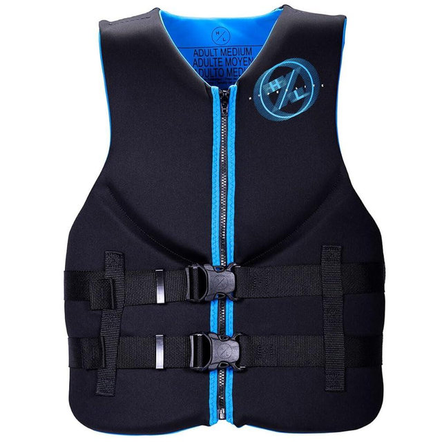 HyperLite Men's Indy Life Jacket - US Coast Guard Approved Level 70 Buoyancy Aid, Great for Any Water Sports Activity Including Boating, Paddle & Swimming
