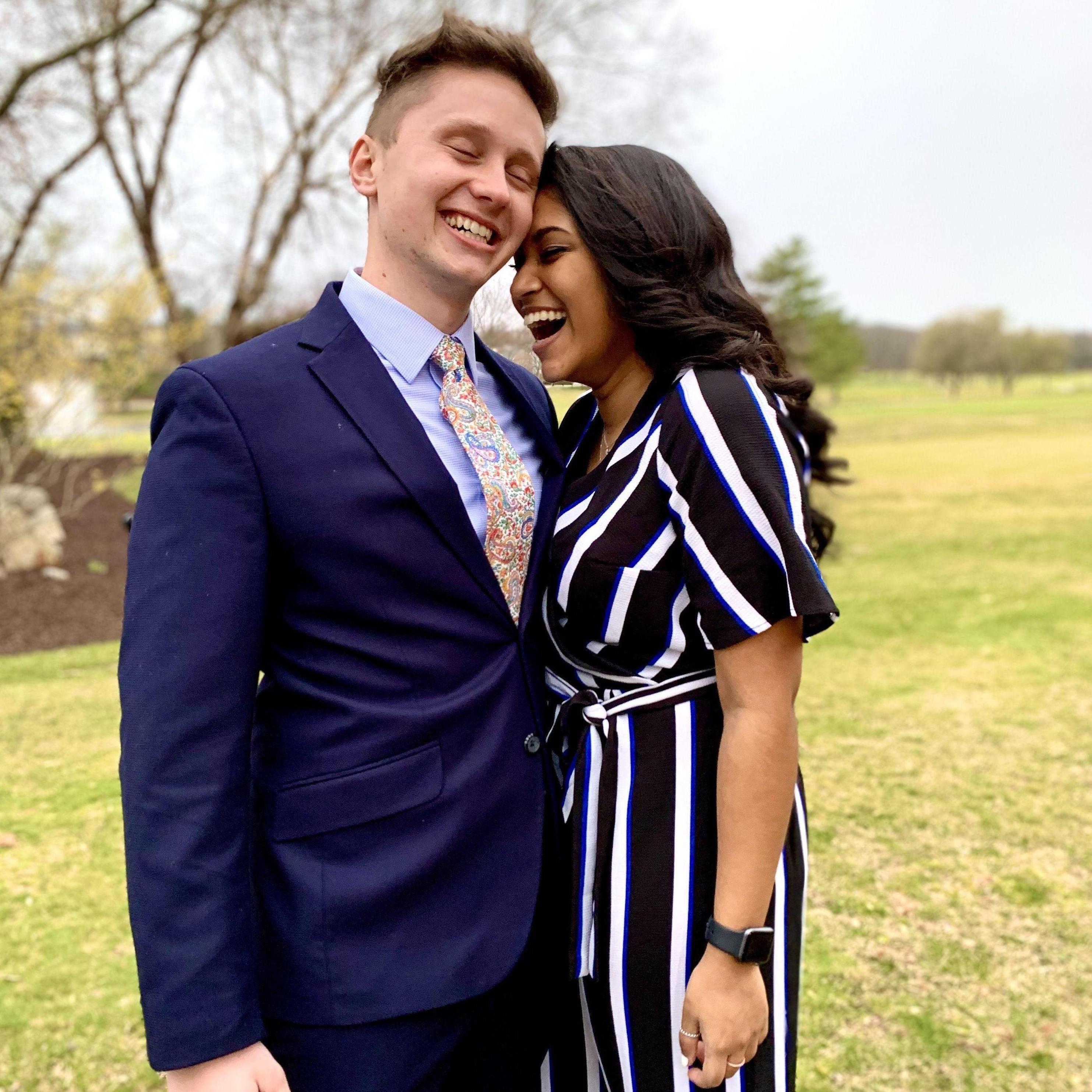 Our first wedding together!