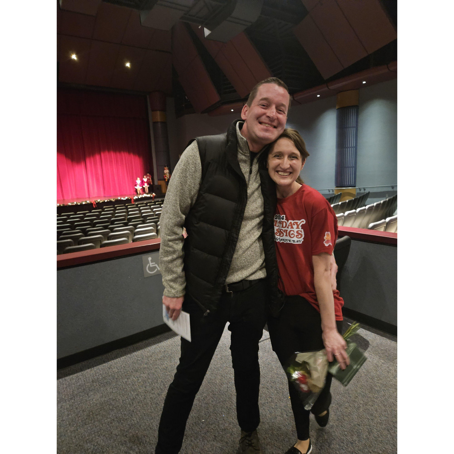 Tim came to Anna's Recital!