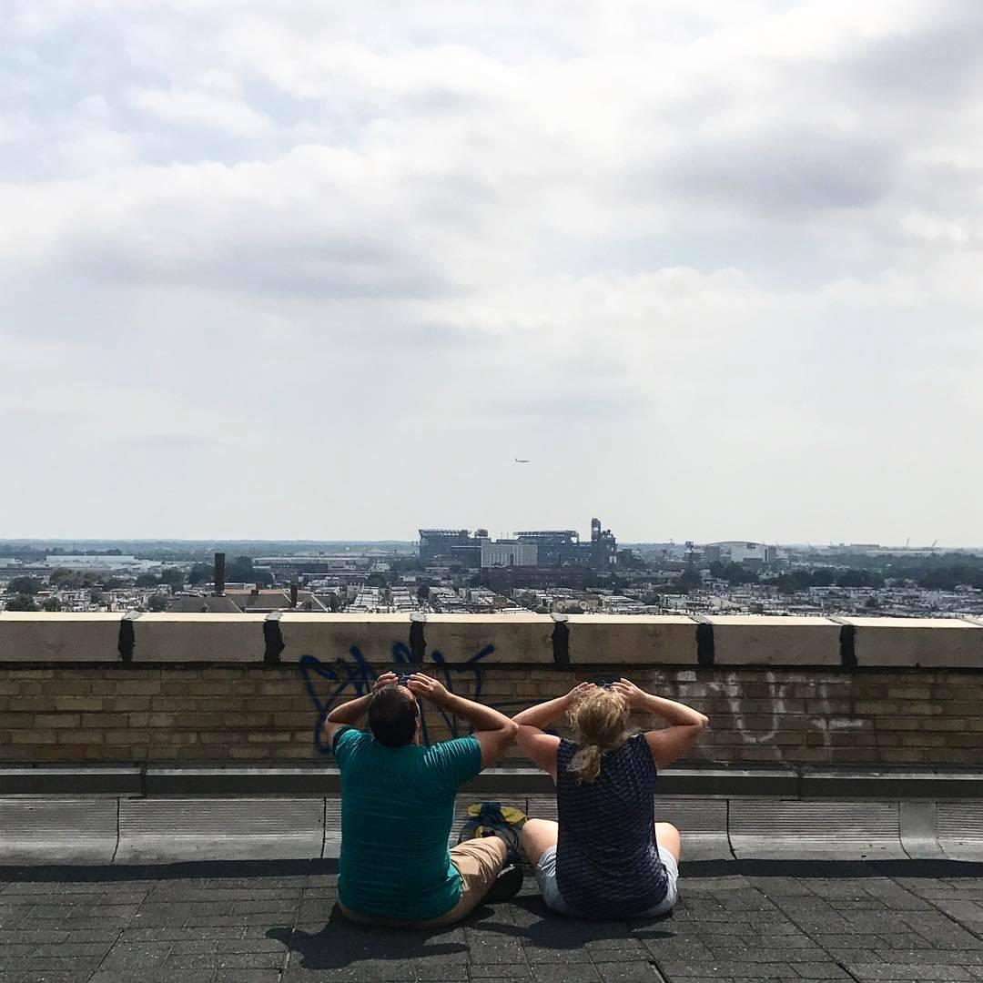 Watching the 2017 eclipse.