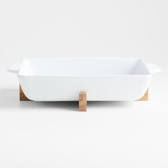 Oven-to-Table Rectangle Baking Dish with Trivet