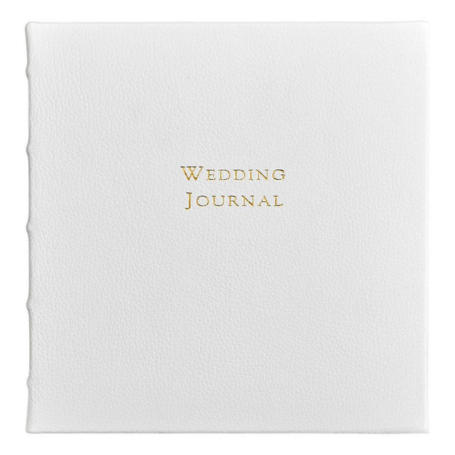 Graphic Image Leather Wedding Journal