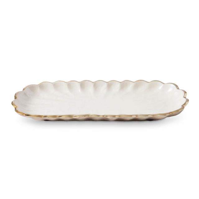Peony Rectangular Tray 14"