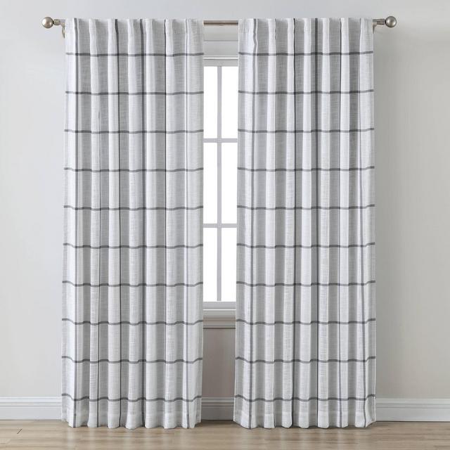 84"x50" Blackout Window Curtain Panel Gray - Threshold™