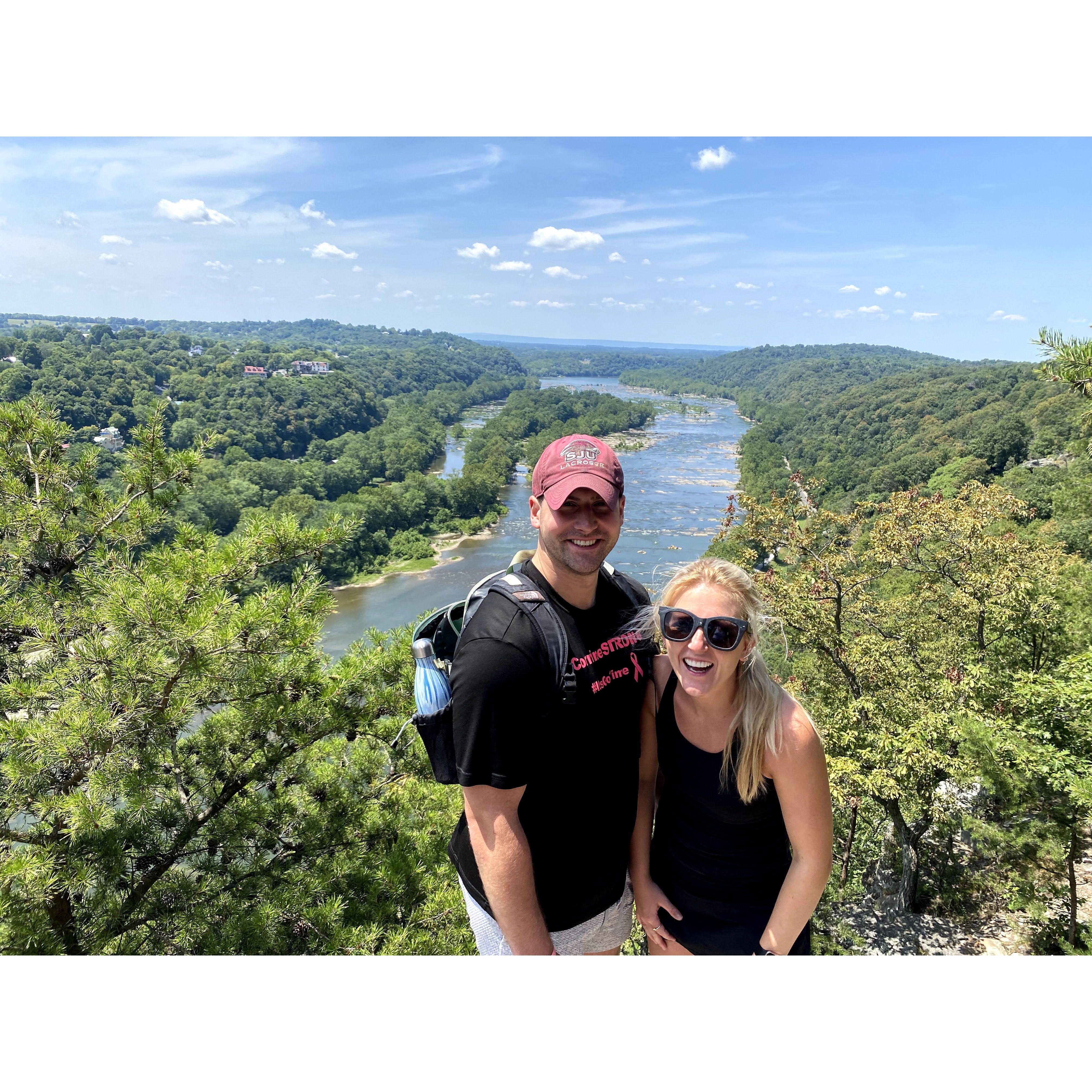 We love local adventures like hiking, glamping, and water tubing together.