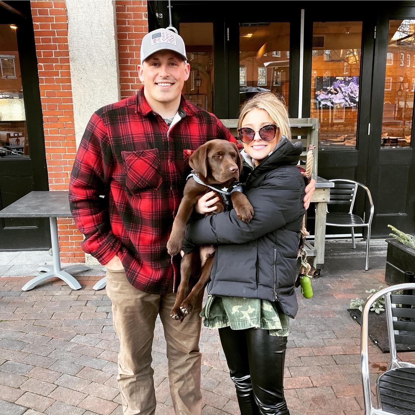 Taking Buck out to eat!