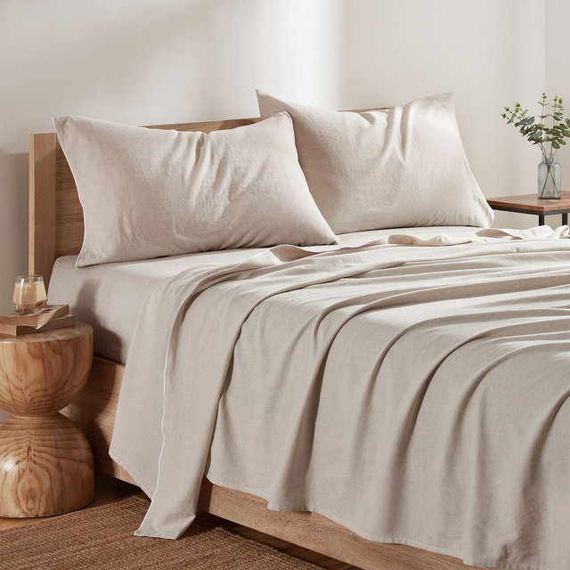 DKNY Pure Washed Linen Sheet Set, King