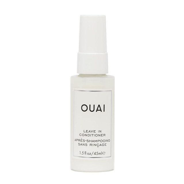 OUAI Leave In Conditioner & Heat Protectant for Hair - Prep Hair for Styling or Use as Detangling Spray to Fight Frizz & Flyaways - No Parabens, Sulfates or Phthalates (1.5 oz)
