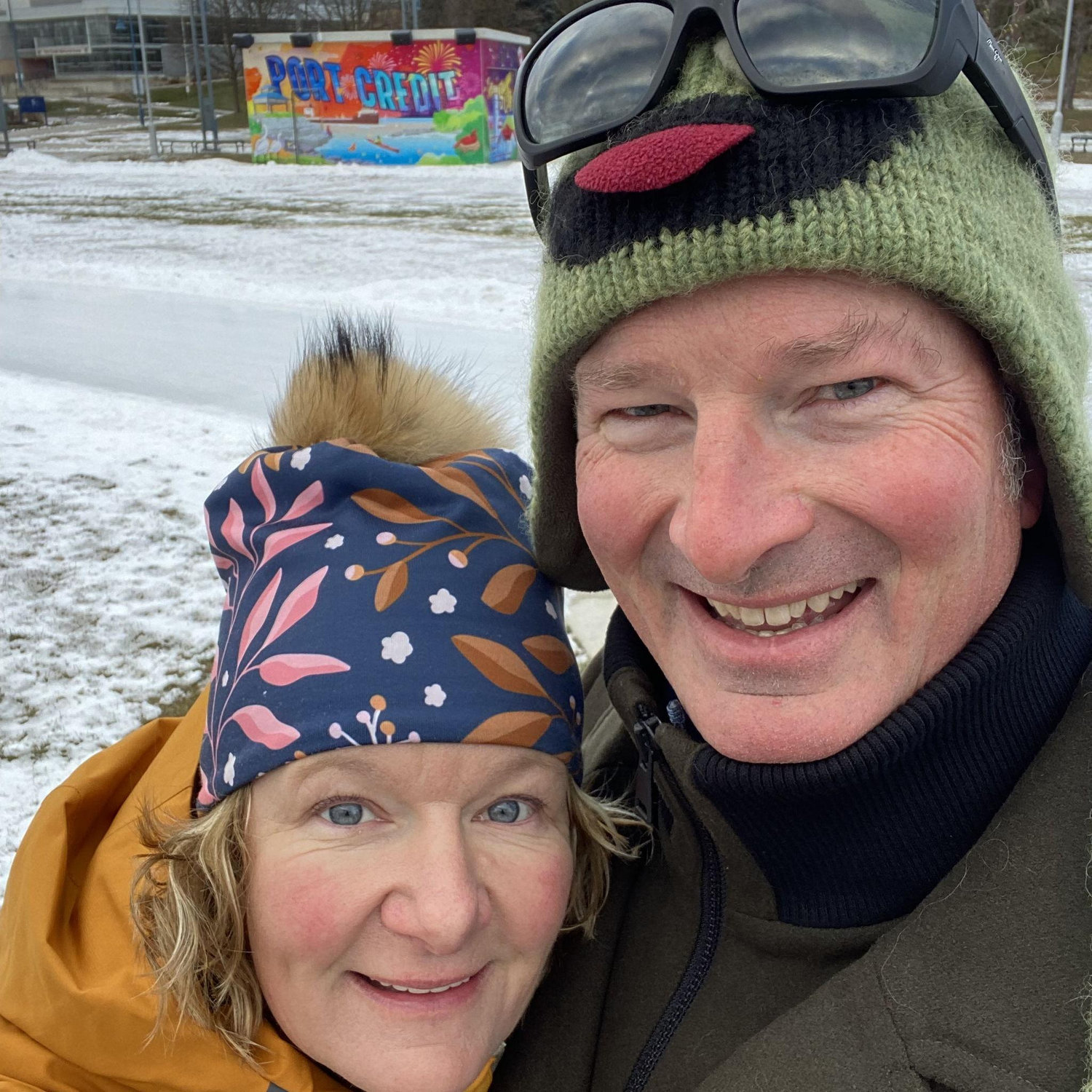 Skating in Port Credit.