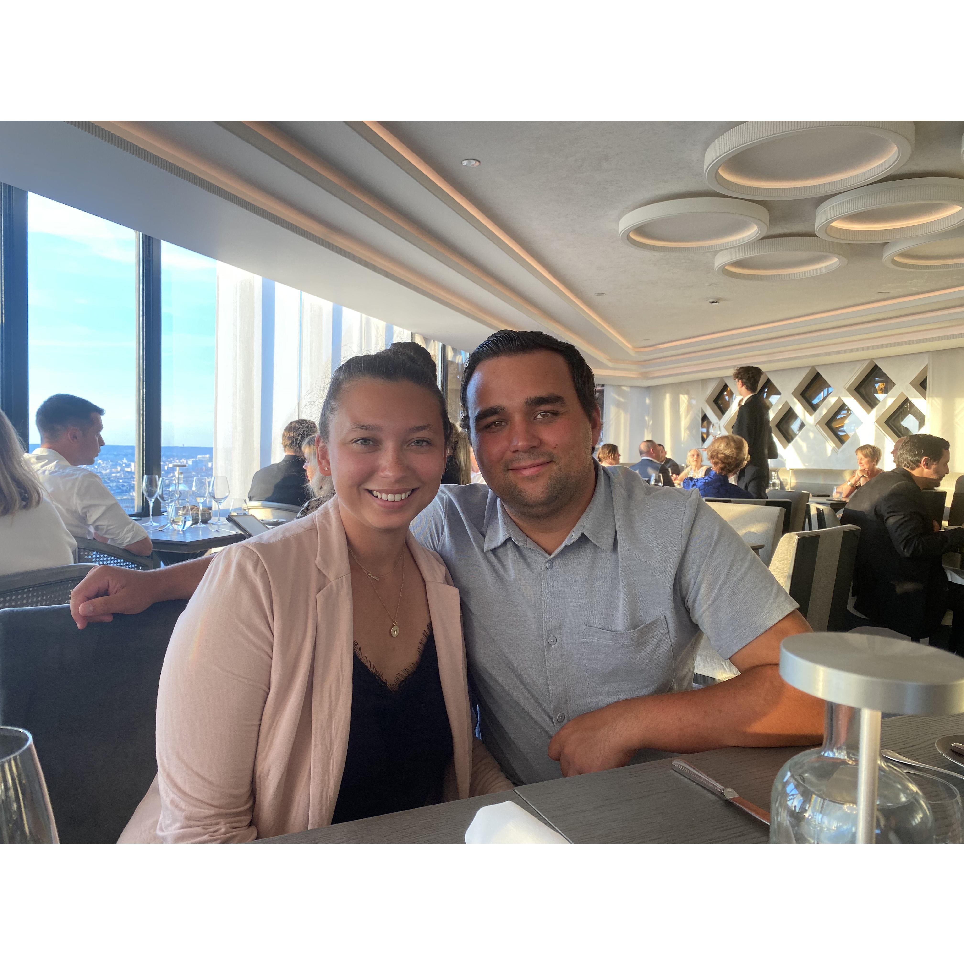 Dinner in the Eiffel Tower