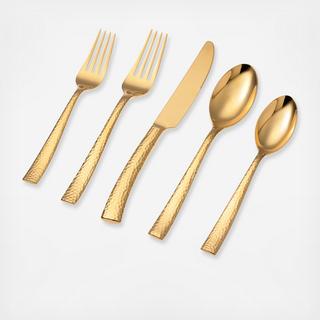 Paris Hammered 20-Piece Flatware Set, Service for 4