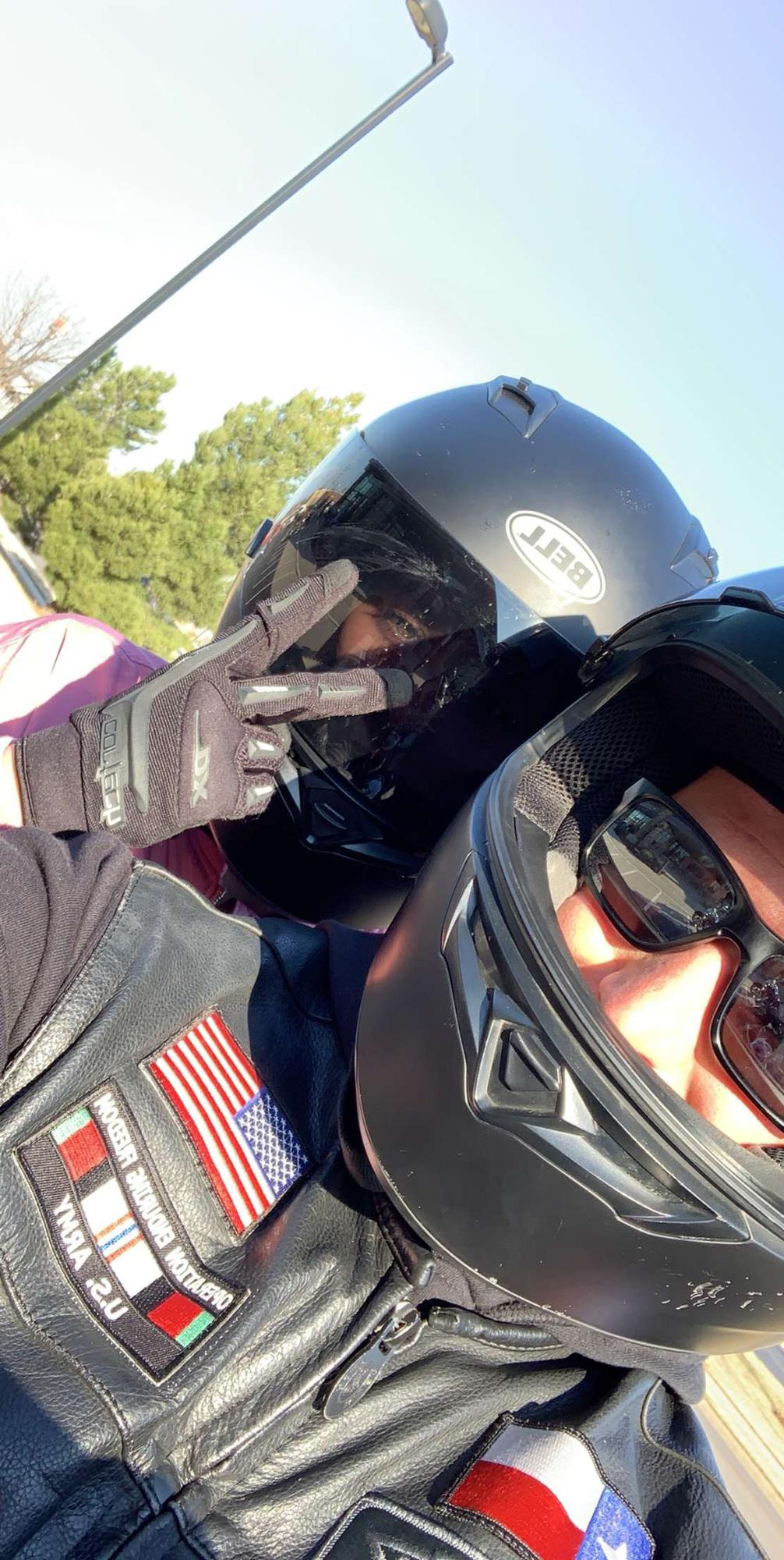 First selfie on the Harley 2019