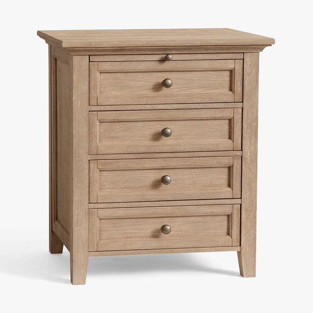 Hudson 26" 4-Drawer Nightstand, Seadrift