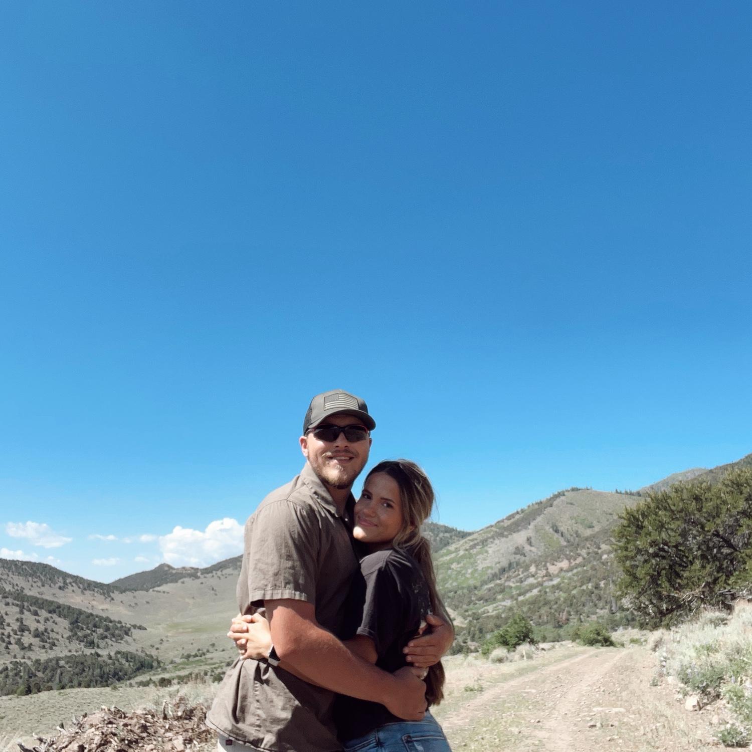 Favorite thing to do together is be up in the mountains!