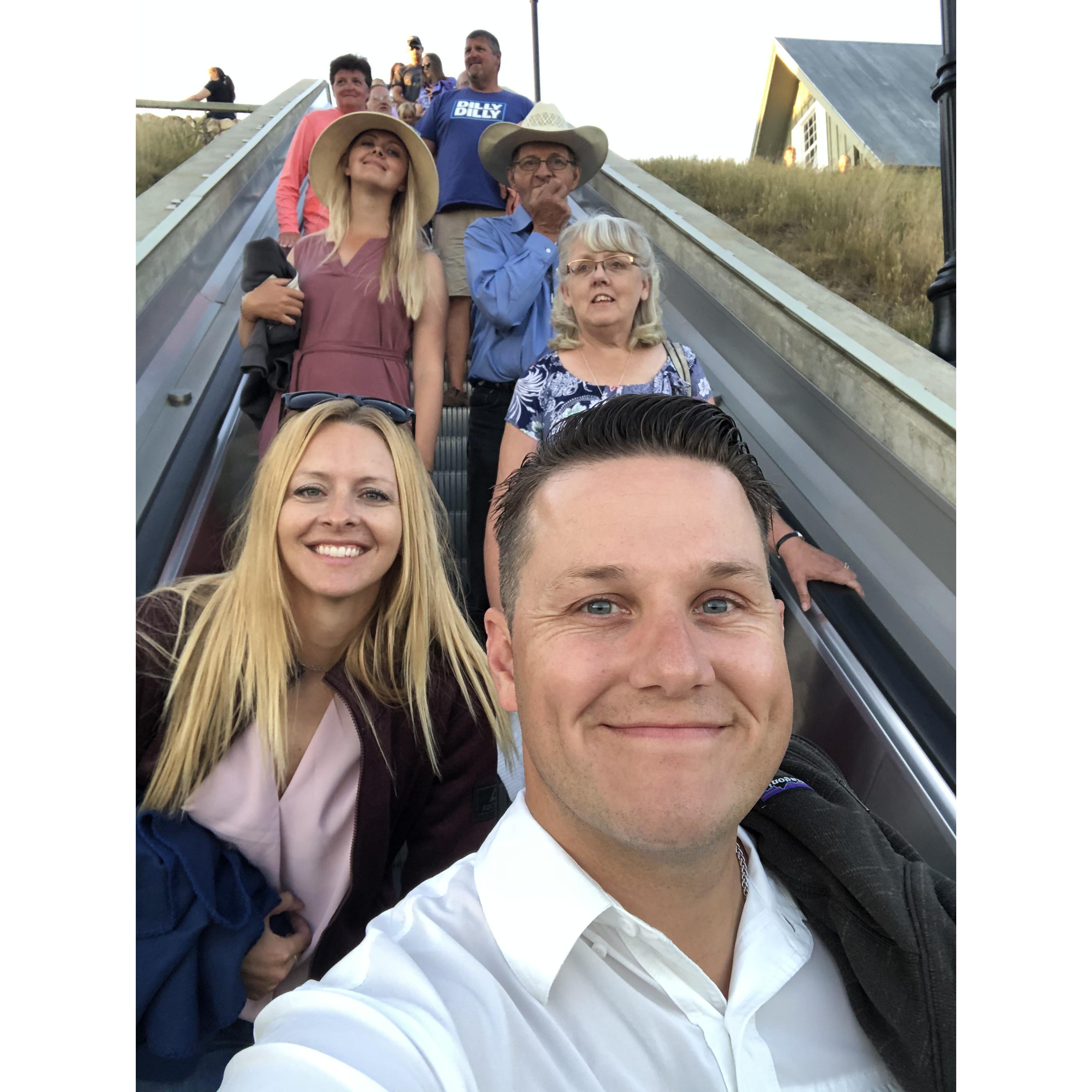 Medora, ND with Carrie’s Dad, Mom, and sister Natalie.