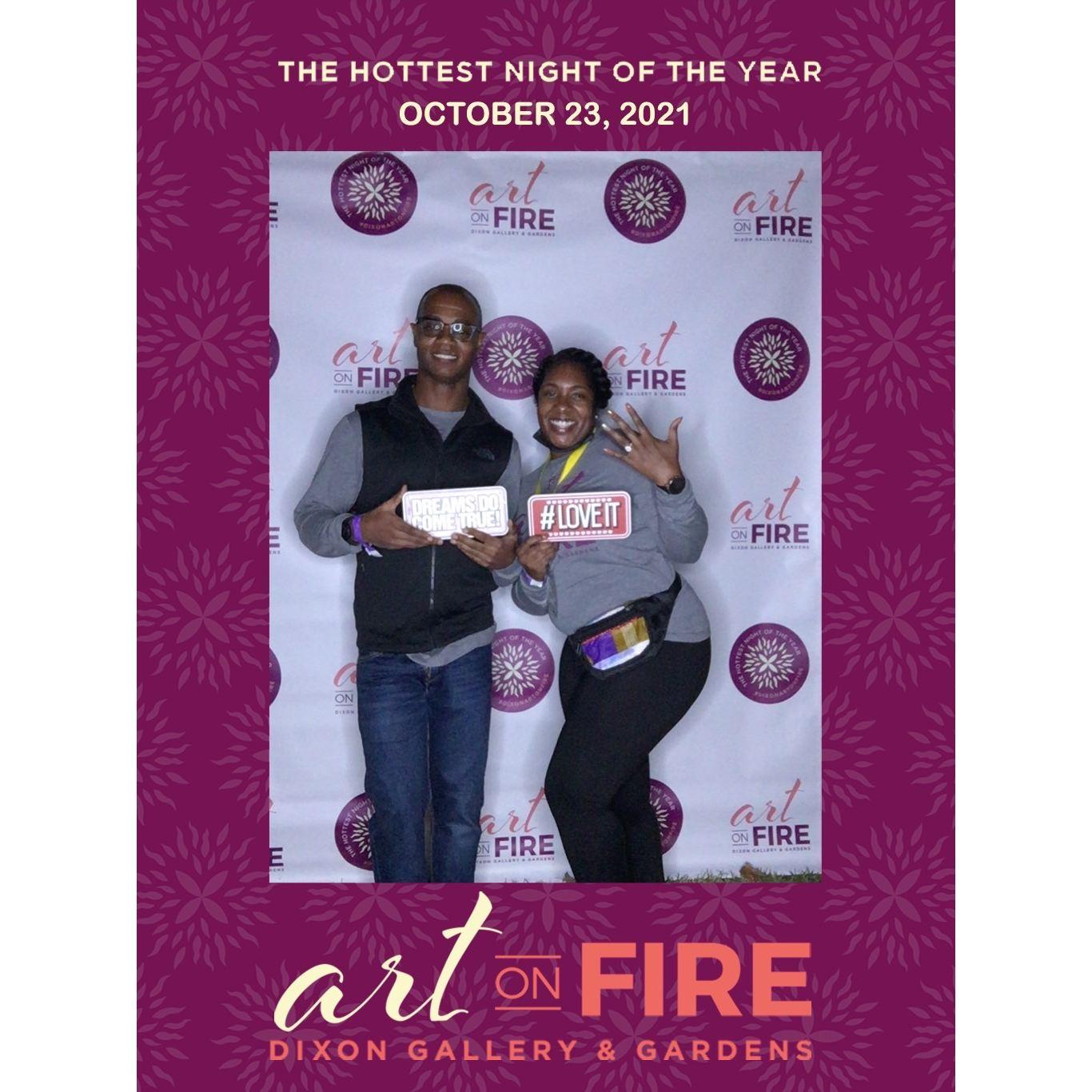 Volunteering at Art on Fire - Dixon Gallery & Gardens