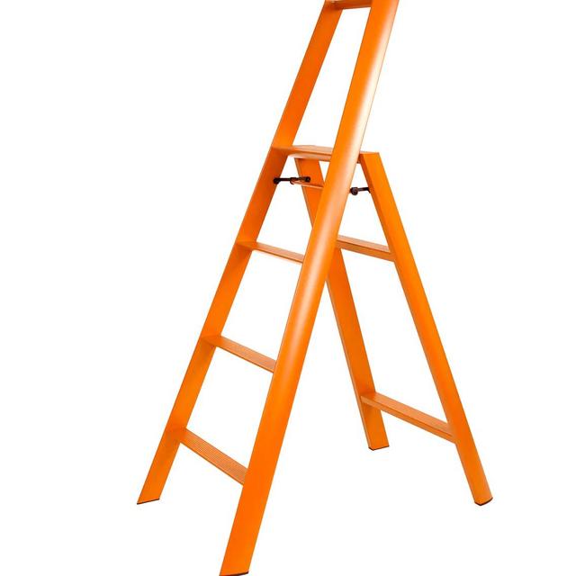 Lucano 4-Step Lightweight Ladder - Orange