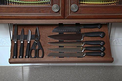 Under Cabinet Knife Block (LARGE, Natural)