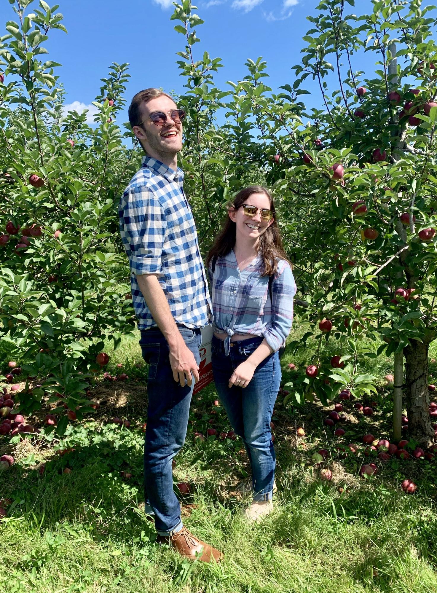 Apple picking with friends at Bishop’s Orchards in Guilford, CT September 2019