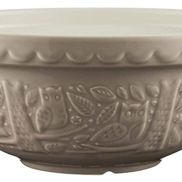 Mason Cash Owl Embossed Mixing Bowl - 2.85 Quart