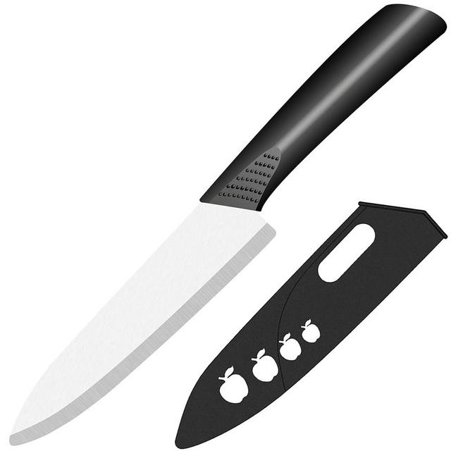 Rynal Ceramic Knife - 6 inch Chef's Knife - Light, Precise, Sharp Ceramic Kitchen Knife with Sheath Cover