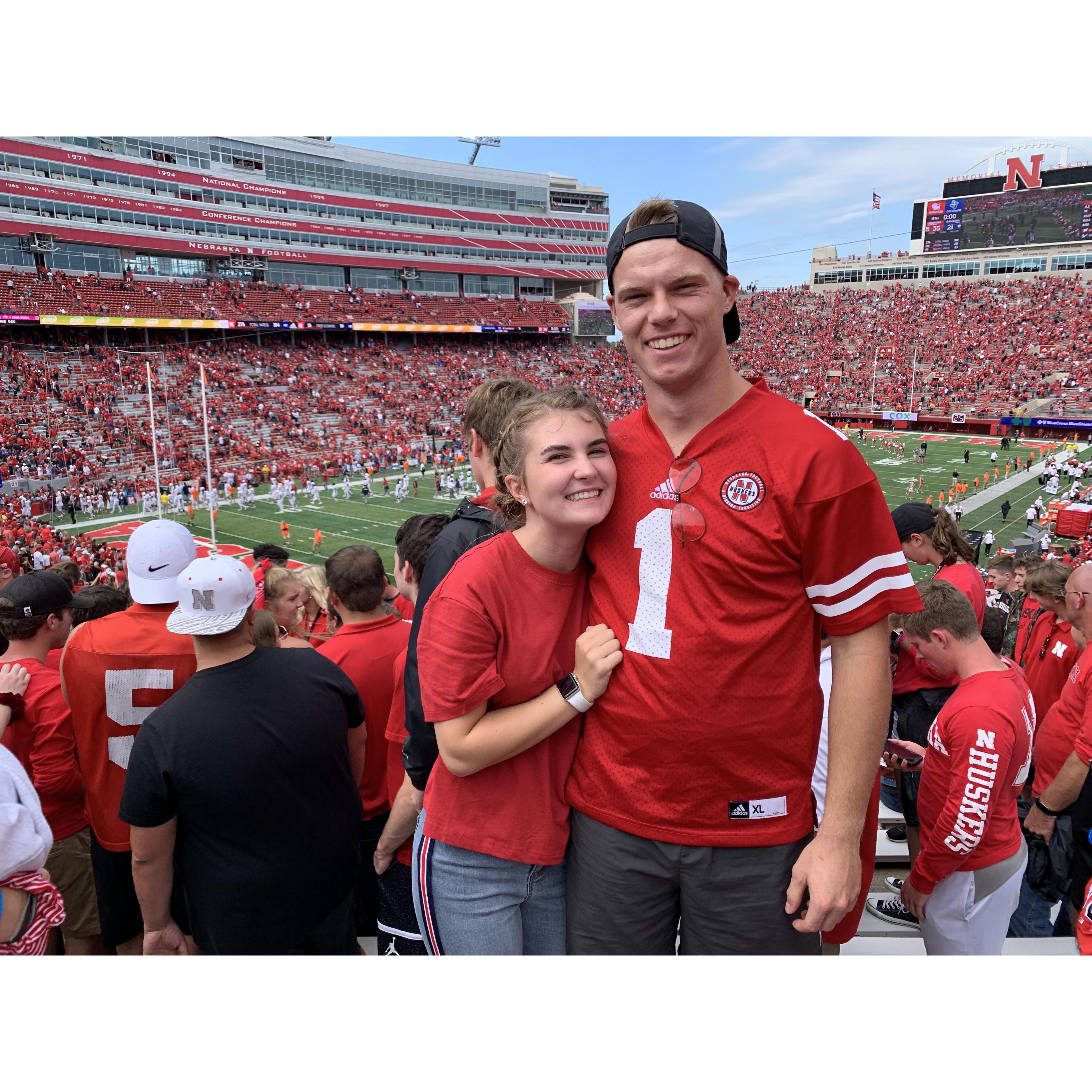 Always love a good Husker game