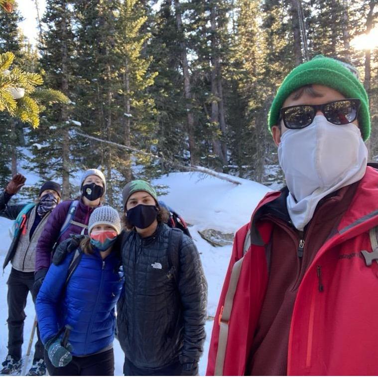 New Years Day snowshoeing in Ward with close friends Tom, Ashley, and Kelly! We were also celebrating almost 2 years of knowing each other! - January 2021