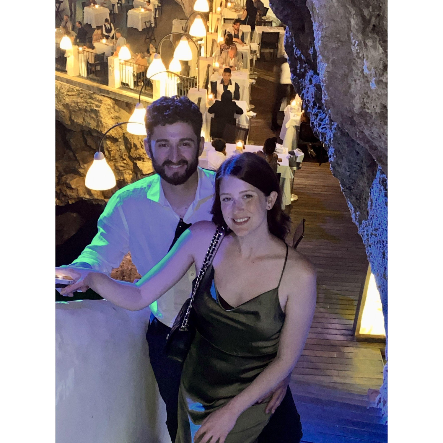 Date night at Grotta Palazzese in Polignano a Mare, Italy. May 2022 ๐ ๐ค