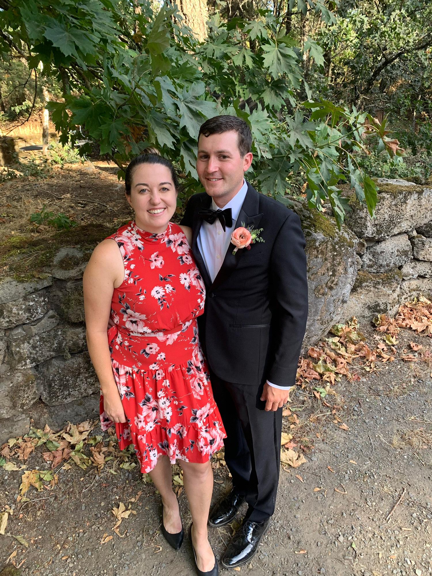 At our friends Zev and Kandis' Wedding in Hood River Oregon, August 2020