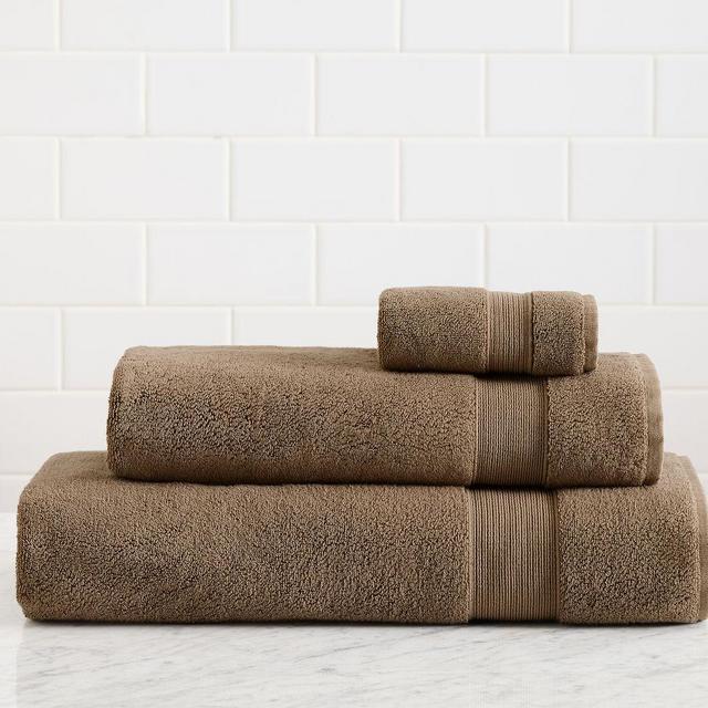 Classic Organic Bath Towel, Mocha Mousse