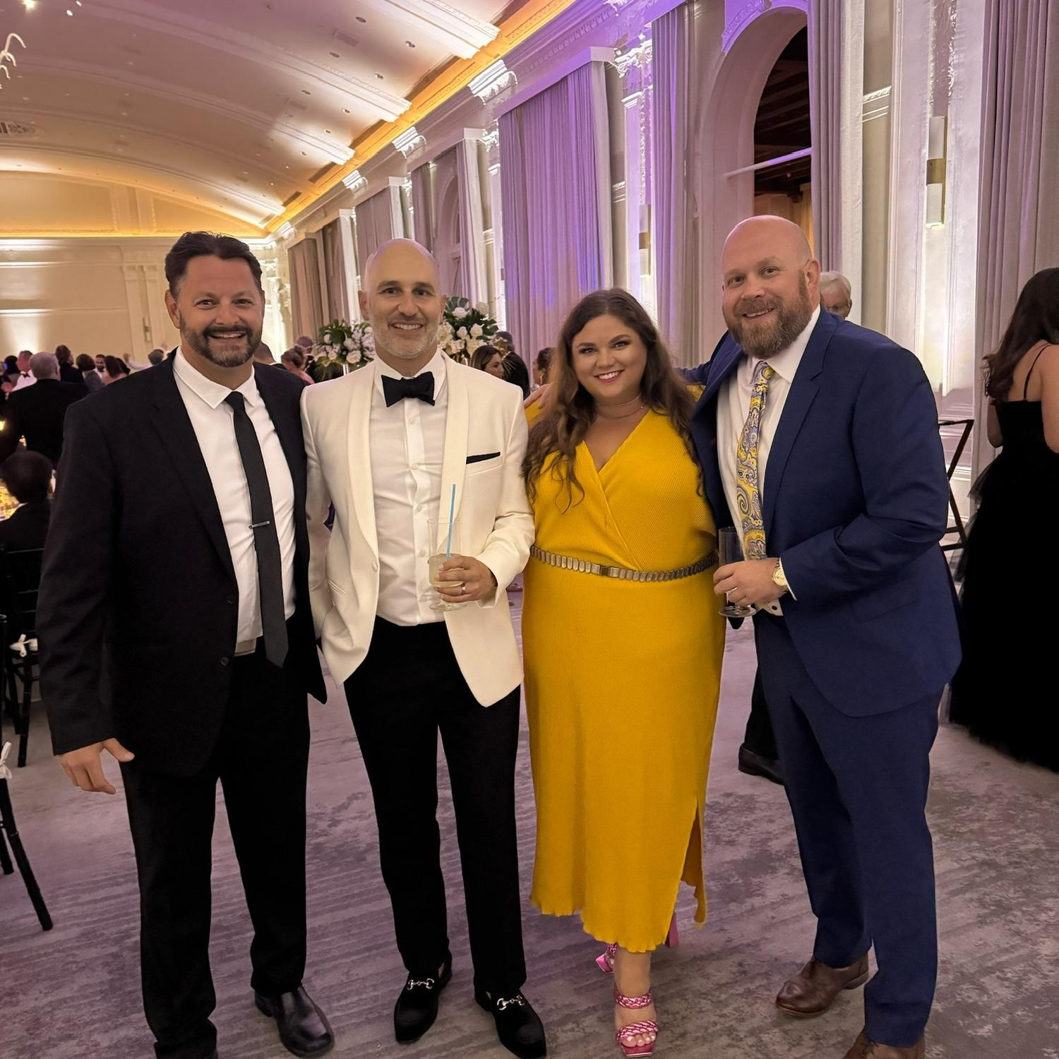 At our friend Hovig's wedding in October 2023. Hov introduced us!