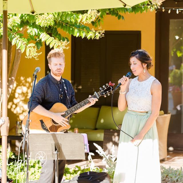 singing for the first dance at a good friend's wedding =)